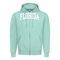 Seafoam Florida Crewneck Sweatshirt Sports College Style State Gifts Zipper Hoodie - minhPixels
