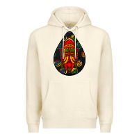 Sandshell african masks teardrop  6 Premium Hoodie - BundleAndBundleShop
