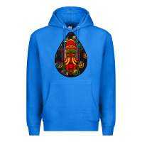 True Royal african masks teardrop  6 Premium Hoodie - BundleAndBundleShop