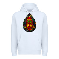 White african masks teardrop  6 Premium Hoodie - BundleAndBundleShop