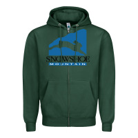 Snowshoe Mountain Zipper Hoodie | Teevron