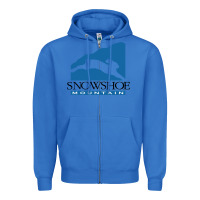 True Royal snowshoe mountain Zipper Hoodie - minhPixels