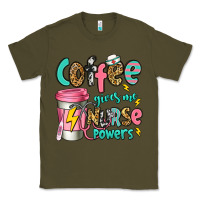 Army Green coffee gives me nurse powers Classic Tee - Jasminsmagicworld