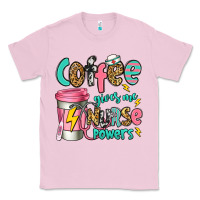 Bubblegum Pink coffee gives me nurse powers Classic Tee - Jasminsmagicworld