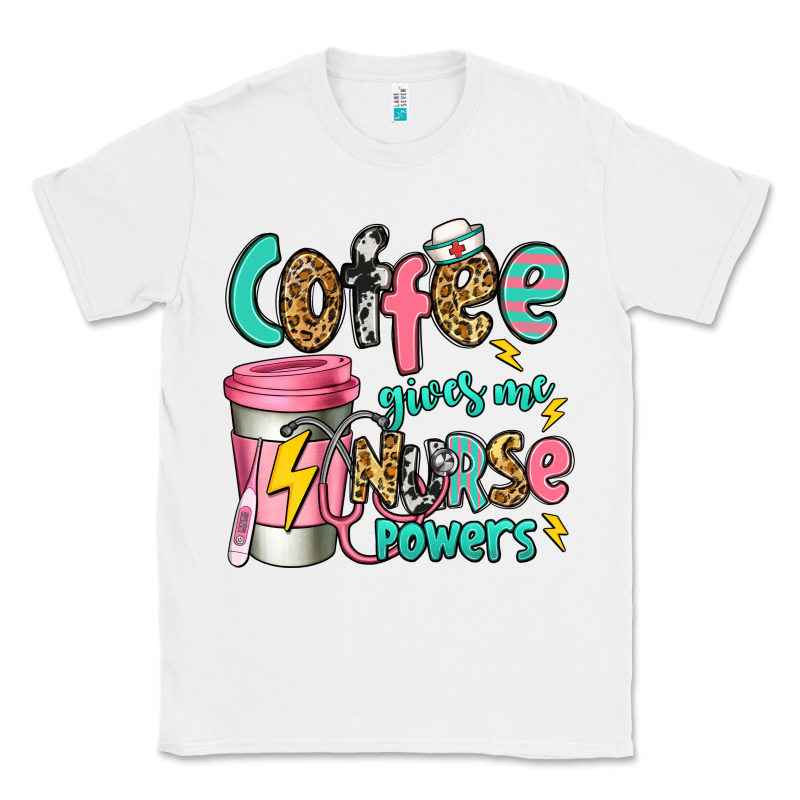 Coffee Gives Me Nurse Powers Classic Tee by Jasminsmagicworld | Teevron