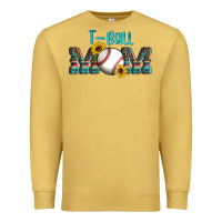 Antique Gold sport t ball mom Premium Sweatshirt - Artiststas