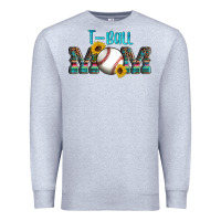 Heather Grey sport t ball mom Premium Sweatshirt - Artiststas