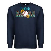 Navy sport t ball mom Premium Sweatshirt - Artiststas