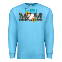 Ocean Blue sport t ball mom Premium Sweatshirt - Artiststas