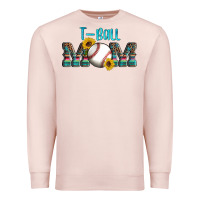Pale Pink sport t ball mom Premium Sweatshirt - Artiststas
