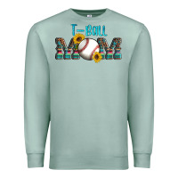 Seafoam sport t ball mom Premium Sweatshirt - Artiststas