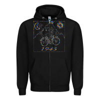 Black Bicycle Day 1943  LSD Acid Trip  Druffi gift Zipper Hoodie - minhPixels
