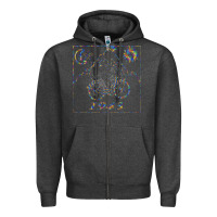 Charcoal Heather Bicycle Day 1943  LSD Acid Trip  Druffi gift Zipper Hoodie - minhPixels