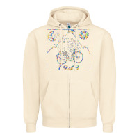 Sandshell Bicycle Day 1943  LSD Acid Trip  Druffi gift Zipper Hoodie - minhPixels