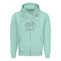 Seafoam Bicycle Day 1943  LSD Acid Trip  Druffi gift Zipper Hoodie - minhPixels