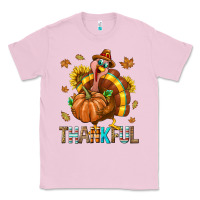 Bubblegum Pink Thankful Turkey Classic Tee - texasbilliewilder