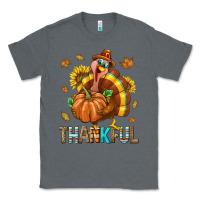Charcoal Heather Thankful Turkey Classic Tee - texasbilliewilder