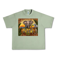 Oil Green safari life Urban Heavy Tee - TumblerDesignByShophia