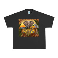Pigment Black safari life Urban Heavy Tee - TumblerDesignByShophia