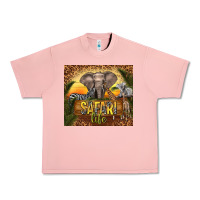 Salmon safari life Urban Heavy Tee - TumblerDesignByShophia