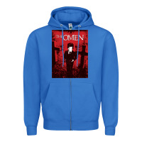 True Royal The Omen Horror Movie Zipper Hoodie - minhPixels