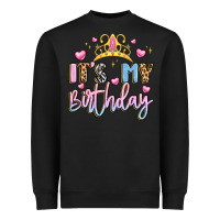 Black its my birthday la Heavyweight Sweatshirt - LillyAllenDesigns