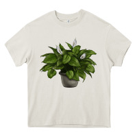Cream Peace Lily Heavy Core Tee - LillyAllenDesigns