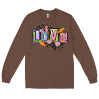 Chestnut Easter love Happy Easter Day Long Sleeve Tee - CowGirlArtShop