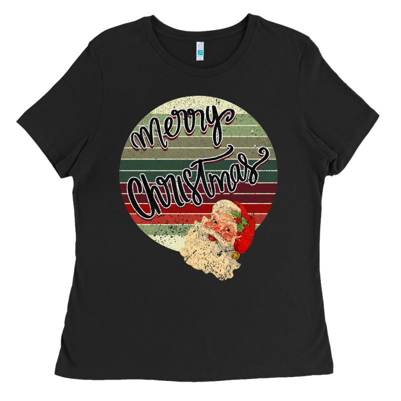 Retro Merry Christmas Ladies Tee by Bettercallsaul | Teevron