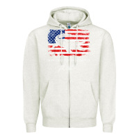 Oatmeal Heather Don_t Tread On Florida Governor Ron DeSantis 2022 USA Flag Zipper Hoodie - minhPixels