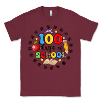 Burgundy 100 days of school Classic Tee - Artiststas
