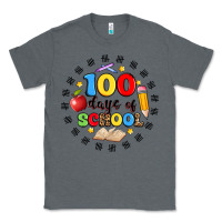 Charcoal Heather 100 days of school Classic Tee - Artiststas