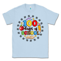 Dusty Blue 100 days of school Classic Tee - Artiststas