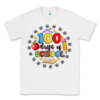 White 100 days of school Classic Tee - Artiststas