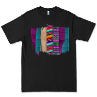 Black Western Farm Life Serape Brush Stroke Premium Tee - Bettercallsaul