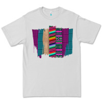 Dove Grey Western Farm Life Serape Brush Stroke Premium Tee - Bettercallsaul