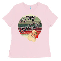 Bubblegum Pink retro merry christmas Ladies Tee - Bettercallsaul