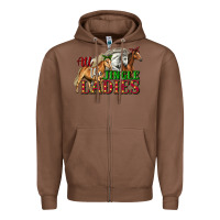 Chestnut all the jingle ladies christmas horses Zipper Hoodie - LillyAllenDesigns