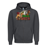 Smoke all the jingle ladies christmas horses Zipper Hoodie - LillyAllenDesigns
