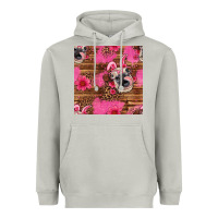Moon Dust easter heifer with bunny ears seamless pattern Heavyweight Hoodie - Artiststas