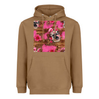 Toasted Coconut easter heifer with bunny ears seamless pattern Heavyweight Hoodie - Artiststas