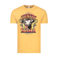 Vintage Mustard Country Mama Vintage Tee - HowdyJamesFarm