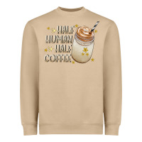 Mushroom Half Human Half Coffee Heavyweight Sweatshirt - CowhideDigitalArt