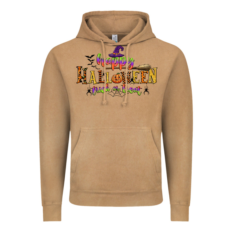 Happy Halloween Trick Or Treat Vintage Hoodie by CowGirlArtShop | Teevron