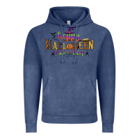 Vintage Denim happy halloween trick or treat Vintage Hoodie - CowGirlArtShop