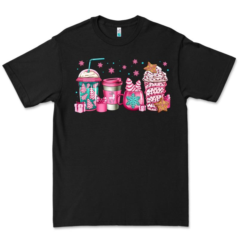 Pink Christmas Coffee Premium Tee by Jasminsmagicworld | Teevron