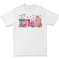 White pink Christmas coffee Premium Tee - Jasminsmagicworld
