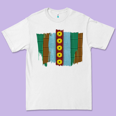 Western Sunflower Farm Life Brush Strokes Premium Tee Designed By Bettercallsaul
