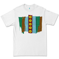 White Western Sunflower Farm Life Brush Strokes Premium Tee - Bettercallsaul