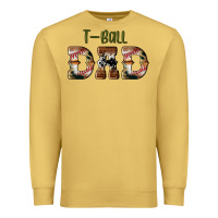 Antique Gold sport t ball dad Premium Sweatshirt - Artiststas
